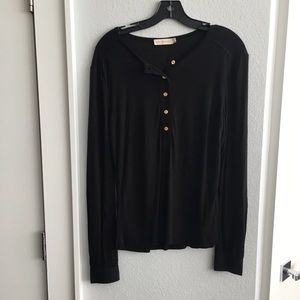 Tory Burch top with gold buttons